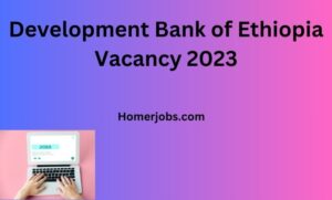 Development Bank of Ethiopia Vacancy