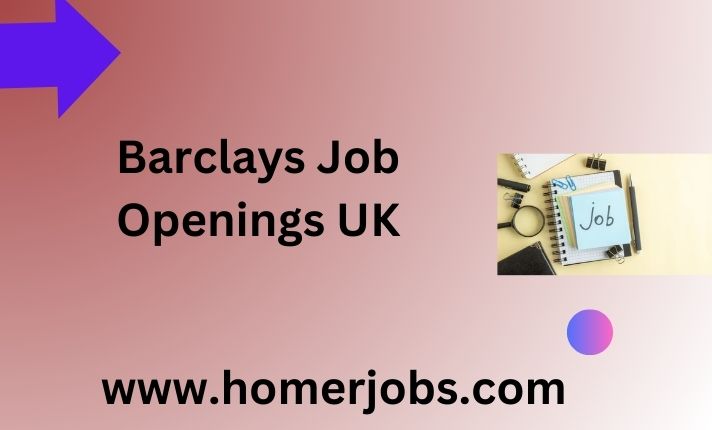 Barclays Job Openings UK