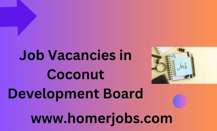 Job Vacancies in Coconut Development Board
